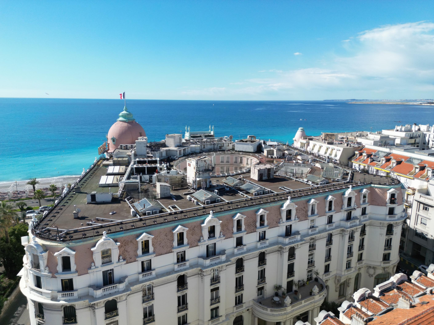 Le Negresco vu du ciel 